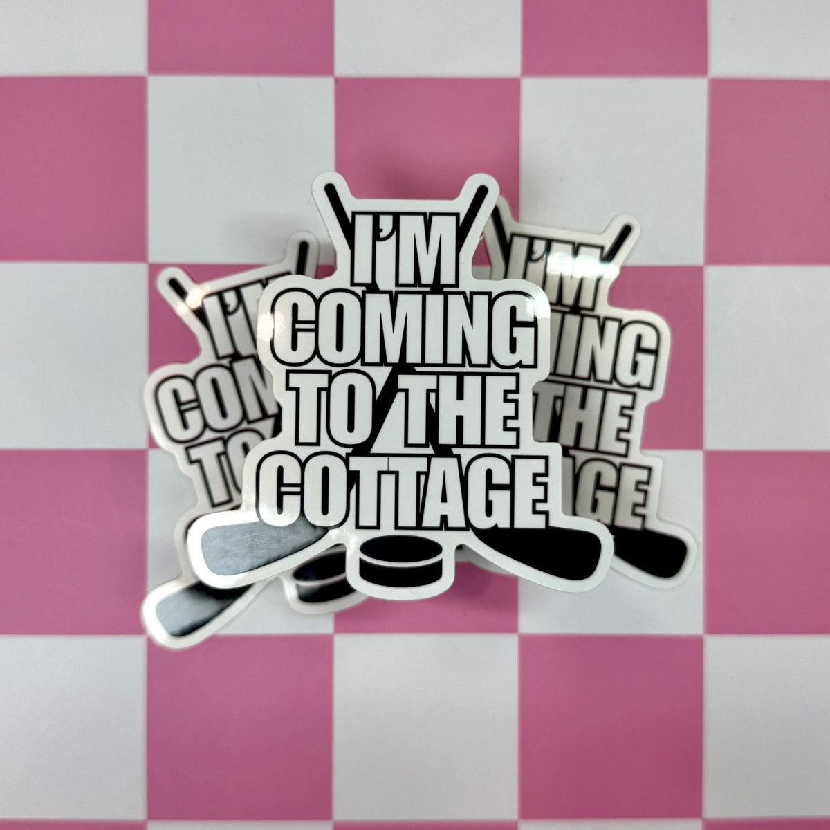 Coming to the Cottage Sticker