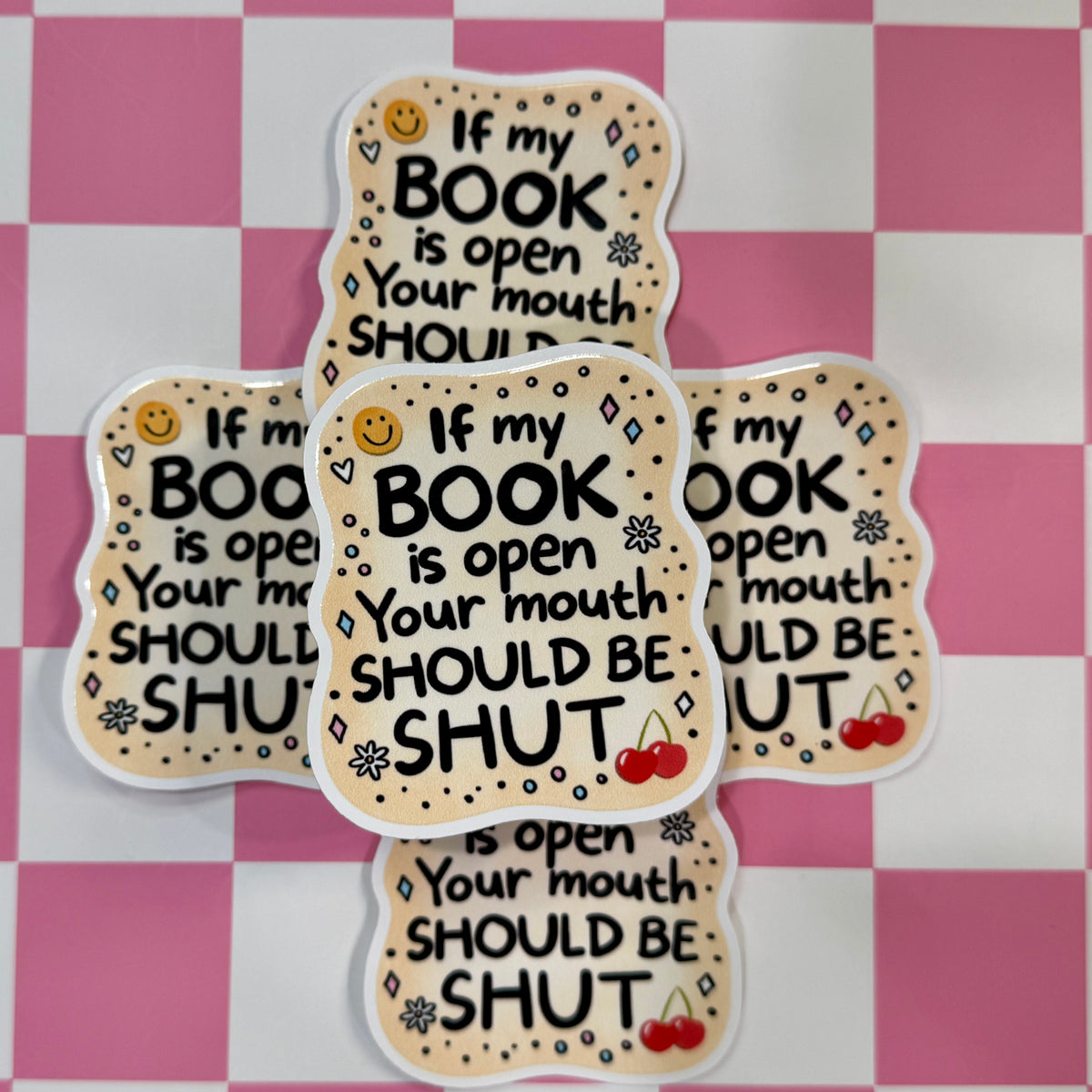 Mouth Is Shut Sticker