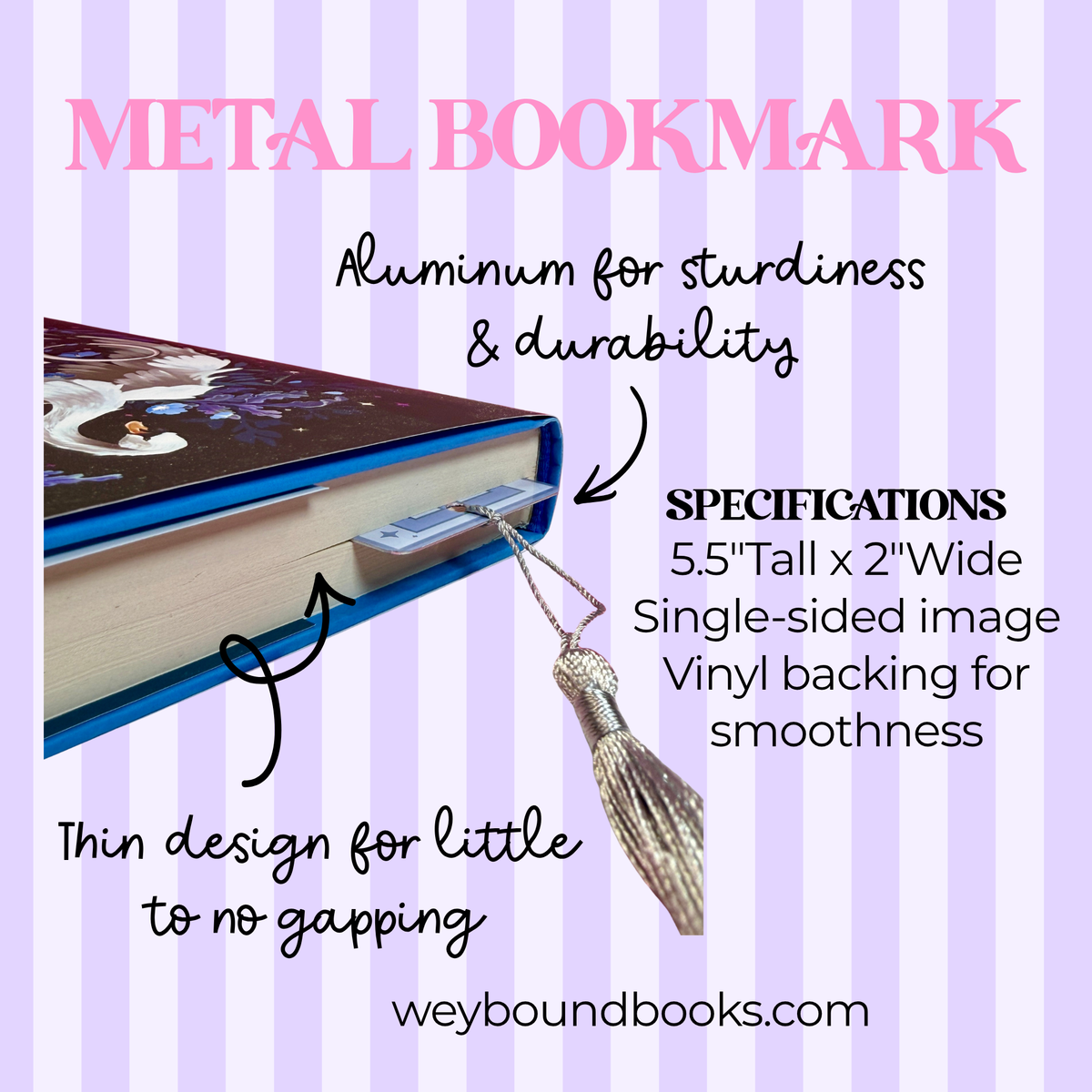 I am the Rock Metal Bookmark