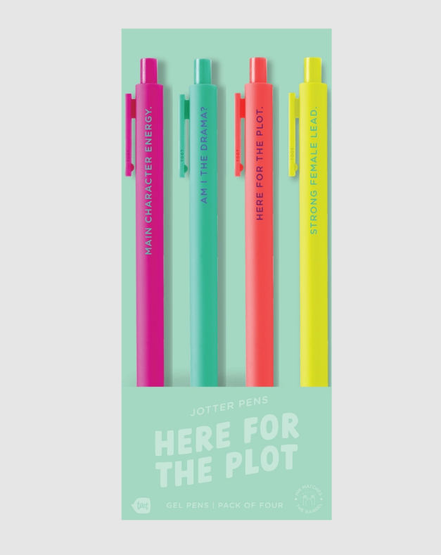 Here For The Plot 4 Pen Pack