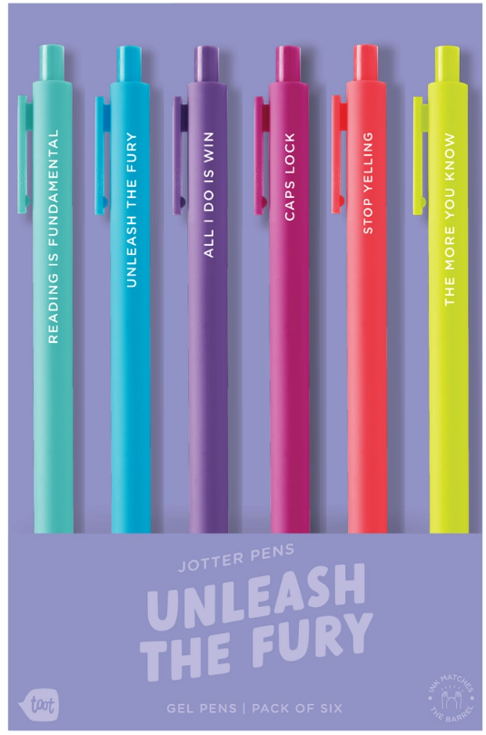 Unleash The Fury 6 Pen Pack
