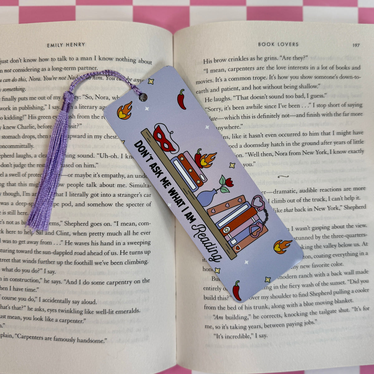 Don’t Ask Metal Bookmark