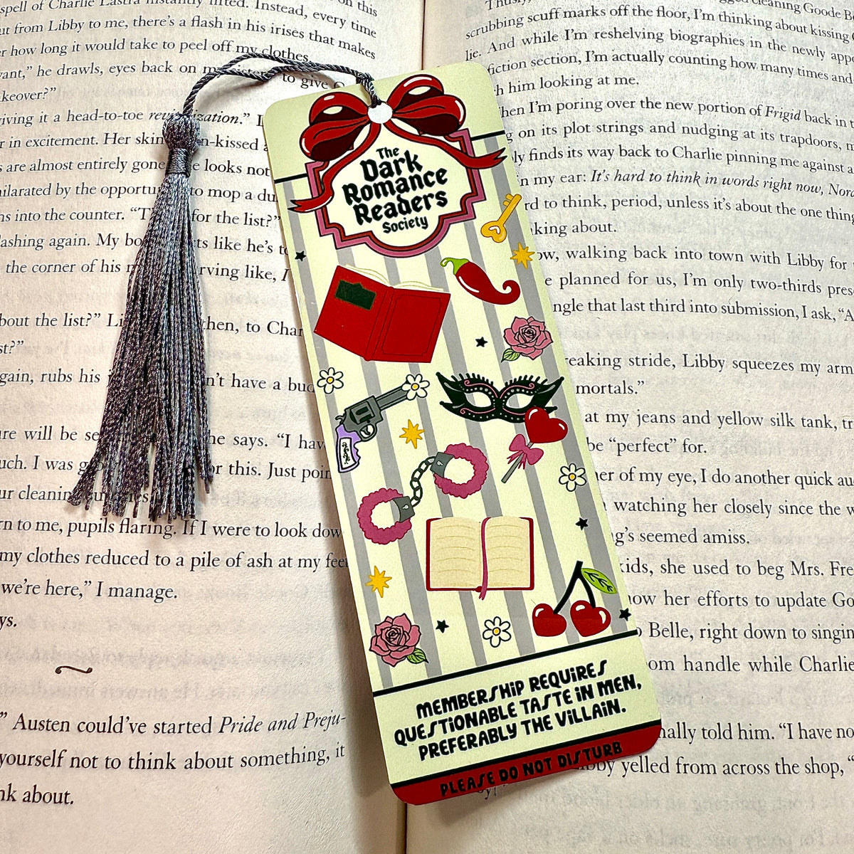 The Dark Romance Society Metal Bookmark