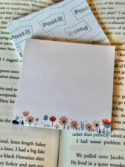 Floral Post-It Note