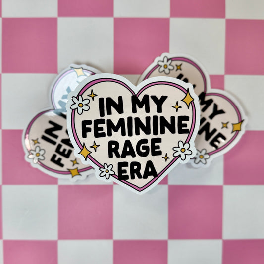 Feminine Rage Sticker