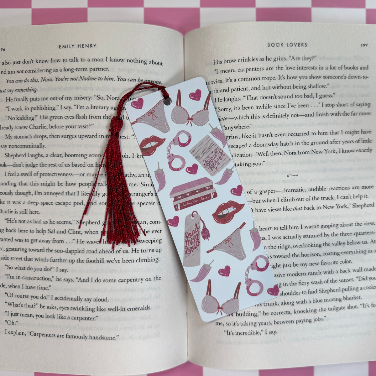 Spicy Things Metal Bookmark