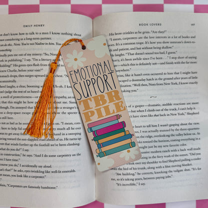 TBR Pile Metal Bookmark