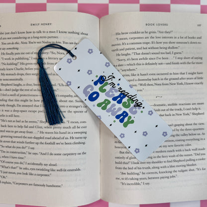Go Away Metal Bookmark