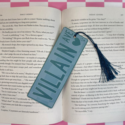 Villain Ave Metal Bookmark