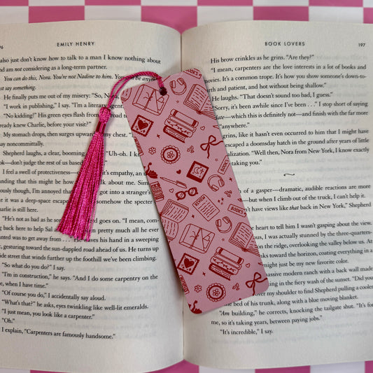 Reader Things Metal Bookmark