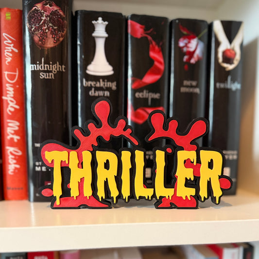 Thriller Bookshelf Decor