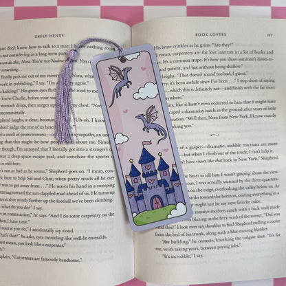 Dragon Castle Metal Bookmark