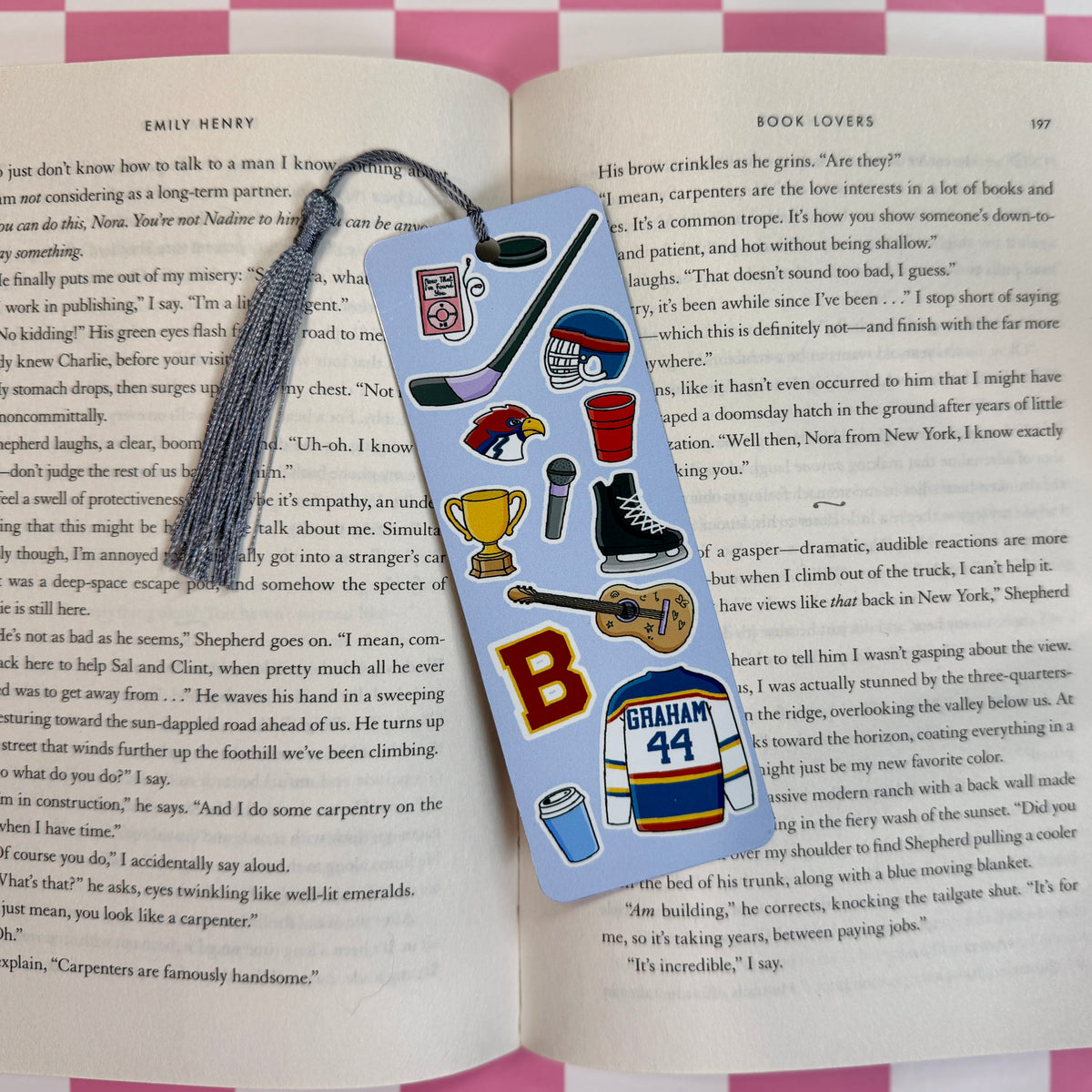 Briar Hockey Metal Bookmark