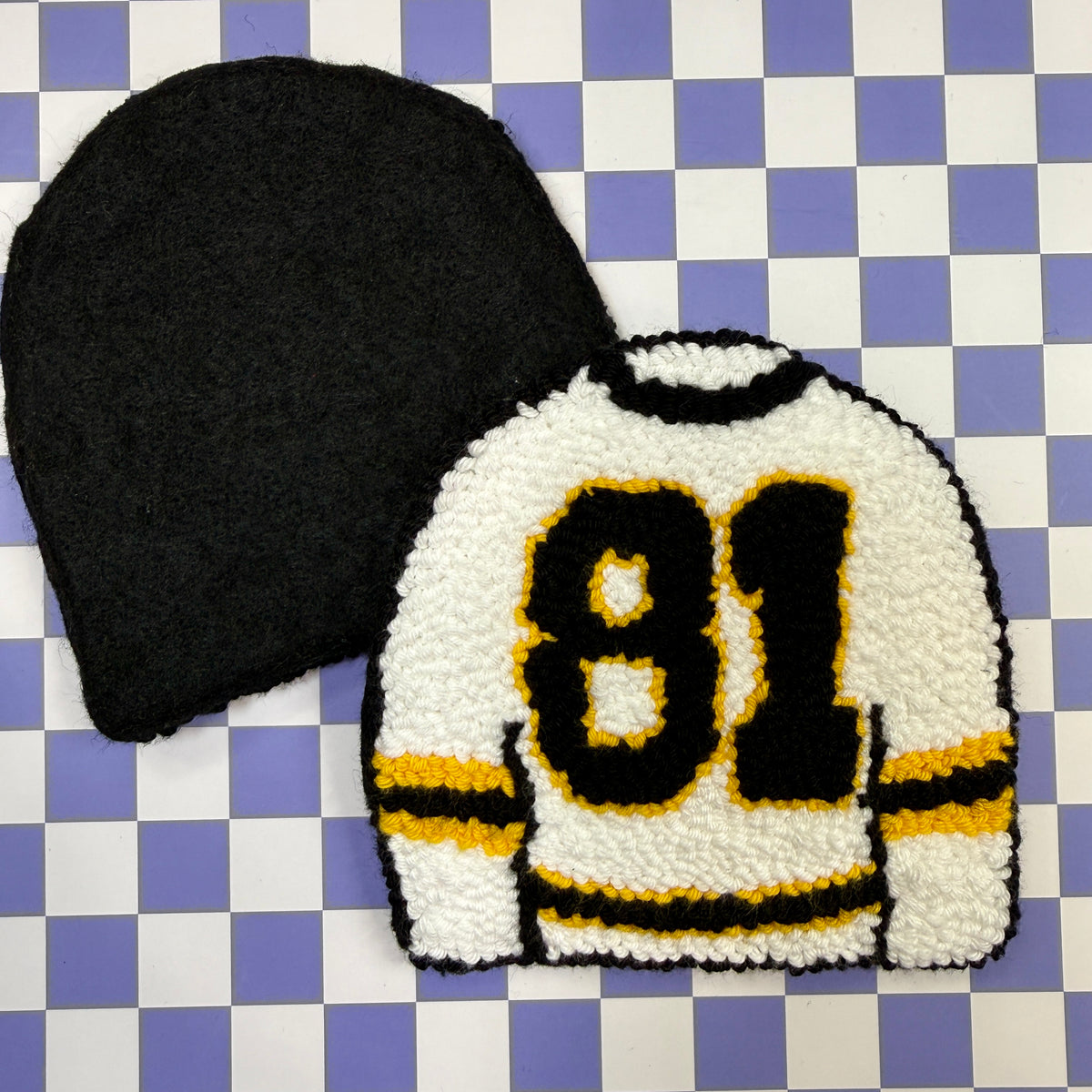 Hockey Boys Mug Rug