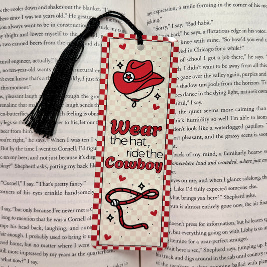 Wear the Hat Metal Bookmark