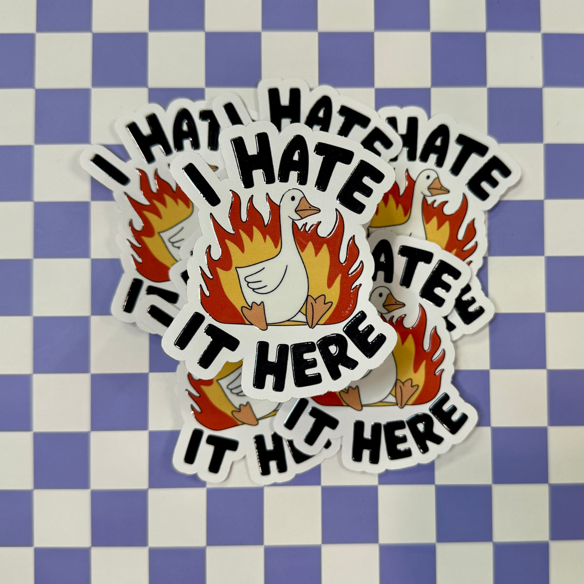 I Hate It Here Sticker