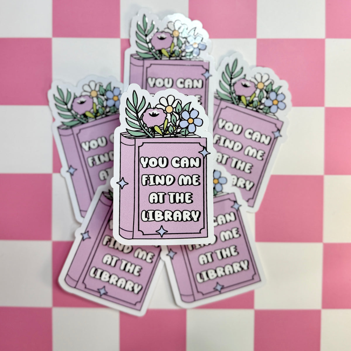 At the Library Sticker