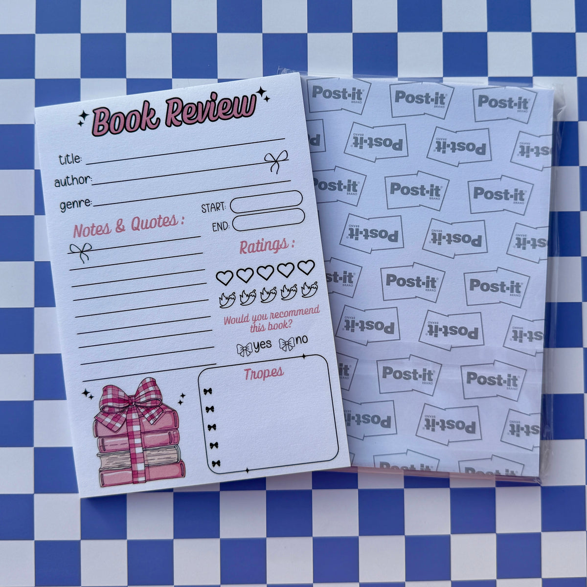 Coquette Book Review Post-It Note