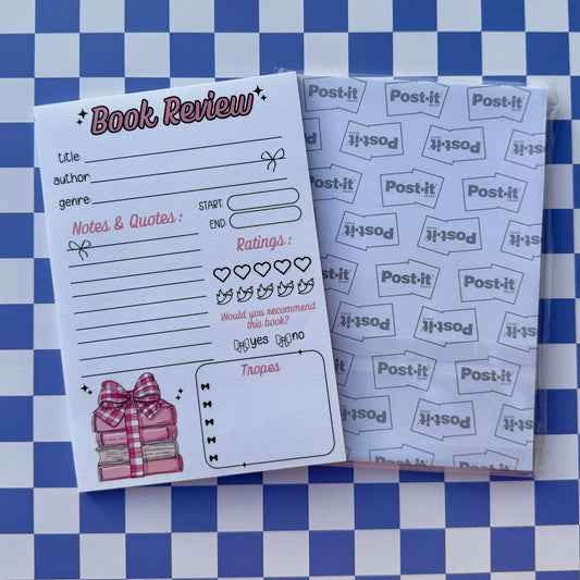 Coquette Book Review Post-It Note