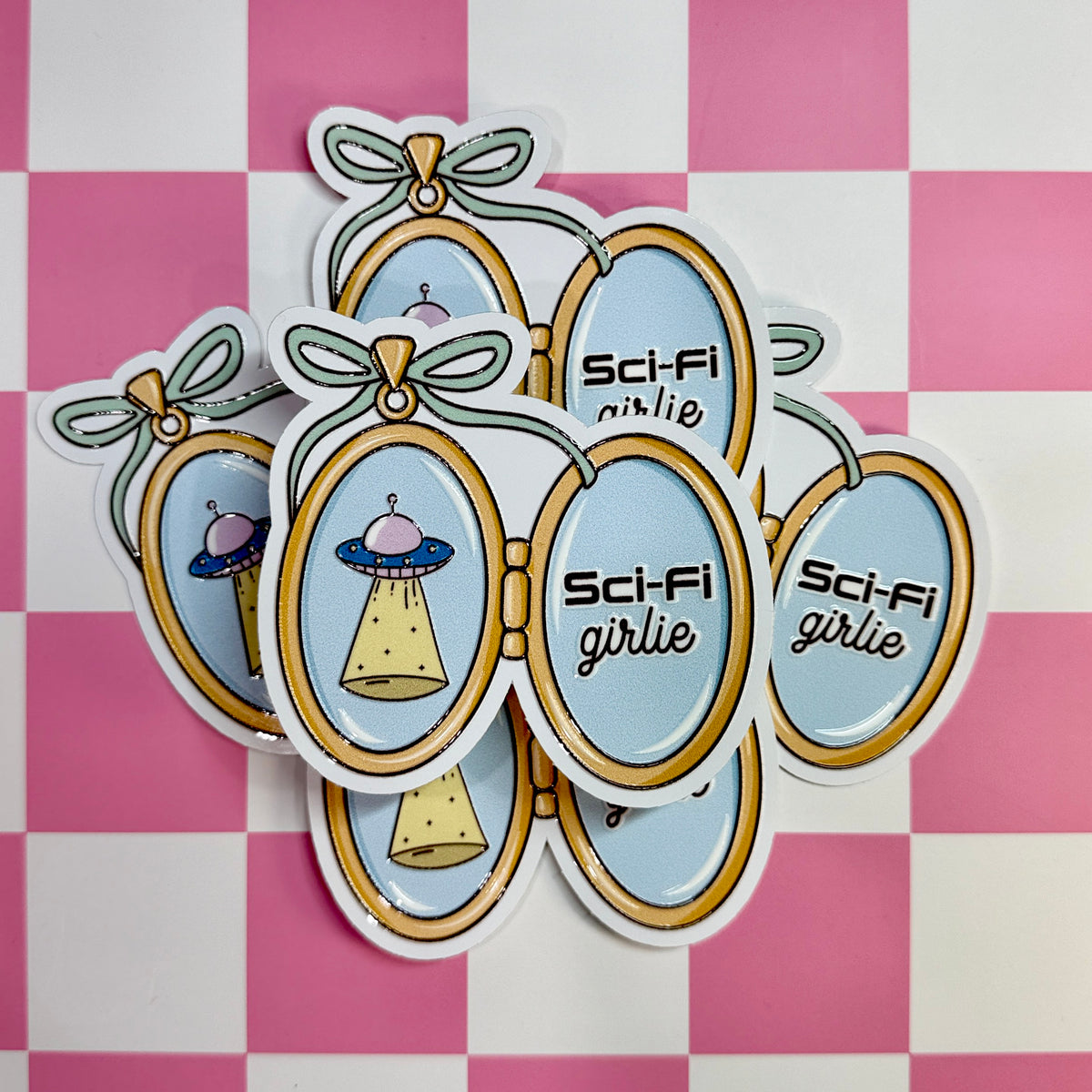 Sci-Fi Girlie Sticker