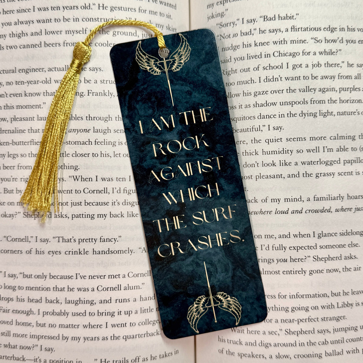 I am the Rock Metal Bookmark