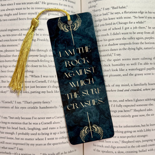 I am the Rock Metal Bookmark