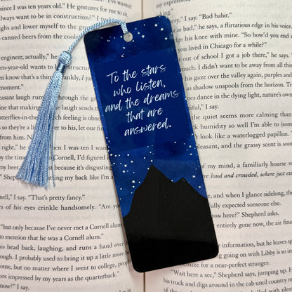 To The Stars Metal Bookmark