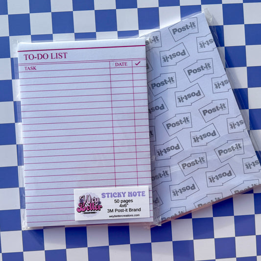 To Do Post-It Note