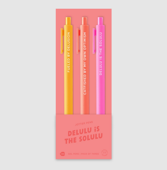 Delulu Is The Solulu 3 Pen Pack