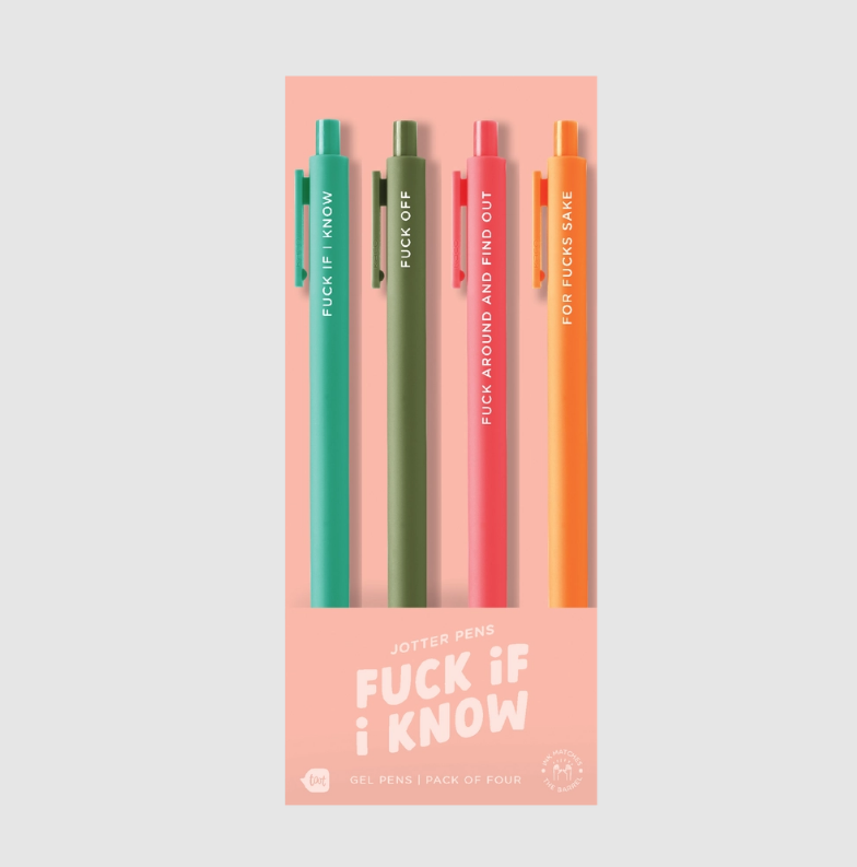 Fuck If I Know 4 Pen Pack