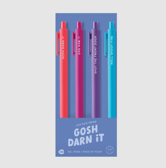 Gosh Darn It Jotter Pen (4 Pack)