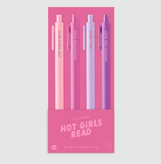 Hot Girls Read 4 Pen Pack