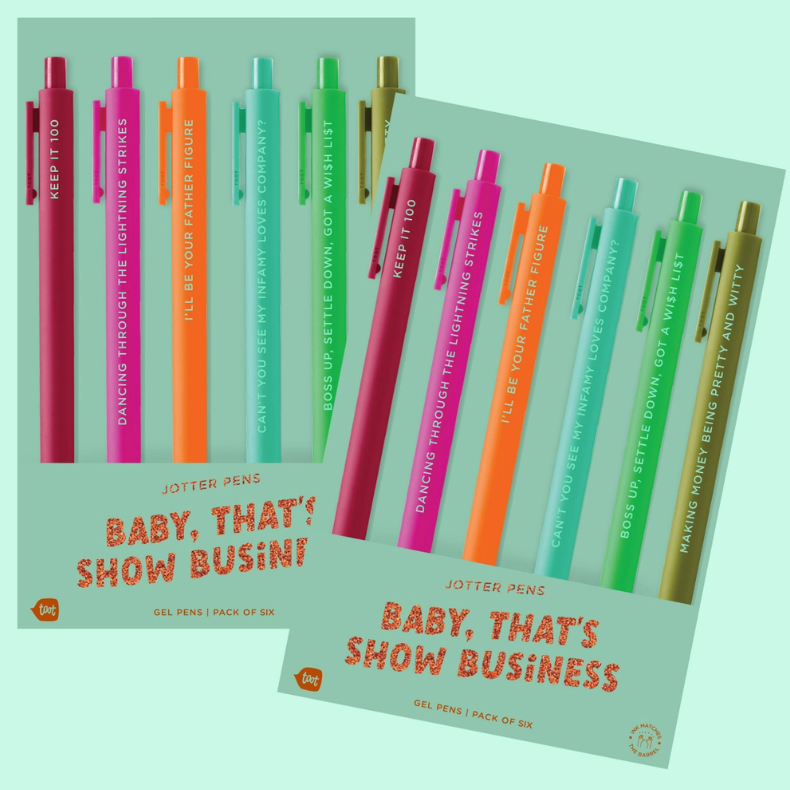The Life of a Showgirl 6 Pen Pack