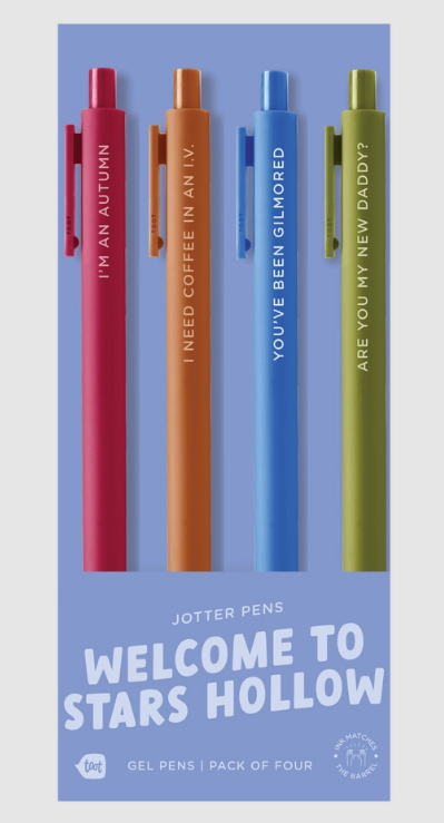 Welcome to Stars Hollow 4 Pen Pack