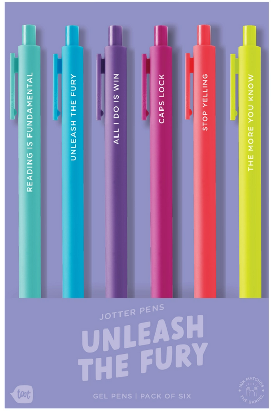 Unleash The Fury 6 Pen Pack